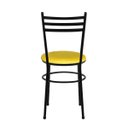 Ver imagem 5 de Kit 6 Cadeiras Epoxi Preta para Cozinha: Amarelo