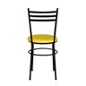 Kit 6 Cadeiras Epoxi Preta para Cozinha: Amarelo - 5