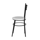 Ver imagem 4 de Kit 6 Cadeiras Epoxi Preta para Cozinha: Branco