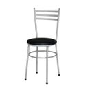 Ver imagem 2 de Kit 6 Cadeiras Epoxi Cinza para Cozinha: Preto