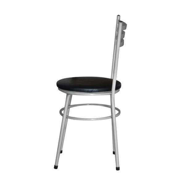 Kit 6 Cadeiras Epoxi Cinza para Cozinha: Preto - 4
