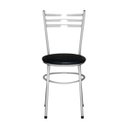 Ver imagem 3 de Kit 6 Cadeiras Epoxi Cinza para Cozinha: Preto