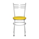 Ver imagem 3 de Kit 6 Cadeiras Epoxi Cinza para Cozinha: Amarelo