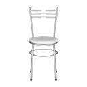 Ver imagem 3 de Kit 6 Cadeiras Epoxi Cinza para Cozinha: Branco