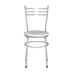 Kit 6 Cadeiras Epoxi Cinza para Cozinha: Branco - 3