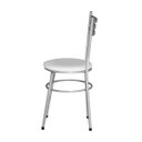 Ver imagem 4 de Kit 6 Cadeiras Epoxi Cinza para Cozinha: Branco