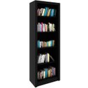 Ver imagem 1 de Estante Armário Alta Livreiro Multiuso Office 5 Prateleiras Preto