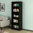 Ver imagem 5 de Estante Armário Alta Livreiro Multiuso Office 5 Prateleiras Preto