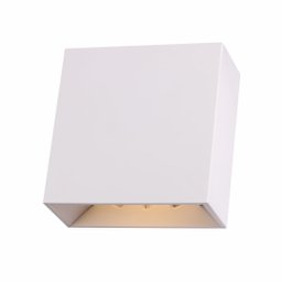 Arandela 2 Fachos Externa Interna Branca 4W LED Resistente Água - 1 Arandela 2 Fachos Externa Interna Branca 4W LED Resistente Água - 1