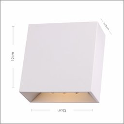 Arandela 2 Fachos Externa Interna Branca 4W LED Resistente Água - 2 Arandela 2 Fachos Externa Interna Branca 4W LED Resistente Água - 2