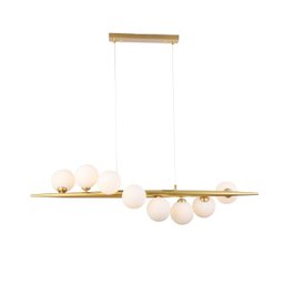 Pendente Globos Jabuticaba 95cm Soquete G9 Dourado Vintage Bivolt - 1