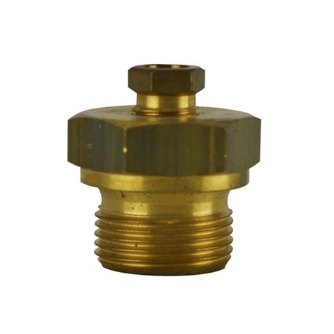 Conexão Deslizante T-08406.001 DE ½” G Utilizada Termômetro Bimetal 8mm Em Latão