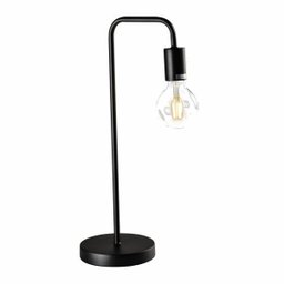 Luminária de Mesa Abaju Liner Preto Para Quarto - 1