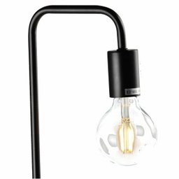 Luminária de Mesa Abaju Liner Preto Para Quarto - 2