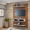 Painel para TV até 43 Polegadas Viero com Nicho Byte Imbuia/Off White 20572 - 1