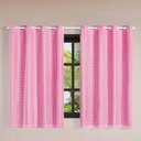 Ver imagem 3 de Cortina Blackout Pvc com Voil Xadrez 2,80m X 1,60m - Rosa