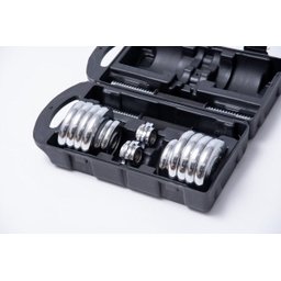 Maleta com halter e 12kg de anilhas WCT Fitness - 2