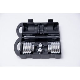 Maleta com halter e 12kg de anilhas WCT Fitness - 1