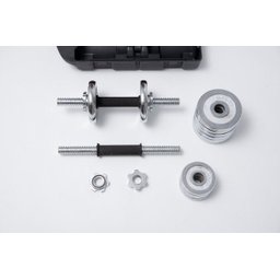 Maleta com halter e 12kg de anilhas WCT Fitness - 4