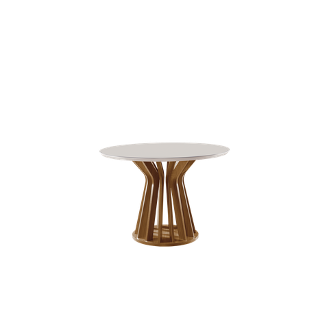 Mesa de Jantar Redonda 1,10 Vênus - Domus Móveis