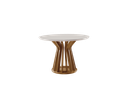 Ver imagem 1 de Mesa de Jantar Redonda 1,10 Vênus - Domus Móveis