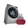 LAVA E SECA SMART LG 13KG 220V ACO ESCOVADO COM INTELIGENCIA ARTIFICIAL AIDD VC4 - 3