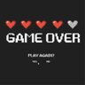 Placa Decorativa Game Over 30x42cm Impressão Direta No Mdf - 2