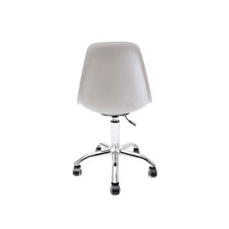 Kit 4 Cadeiras Eames Office Giratória Cromada Branca - G4 Magazine - 5