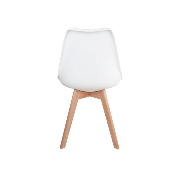 Kit 2 Cadeiras Saarinen Wood Branca - G4 Magazine - 5