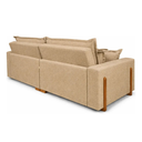 Ver imagem 3 de Sofá Cama, Retrátil e Reclinável Dubai, Tecido Bouclé, Molas Ensacadas, 1,90m.