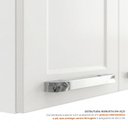 Ver imagem 7 de Cozinha Modulada 5 Peças em Aço com Paneleiro e 2 Balcões com Tampo Casuá Florença Branco/Grafite