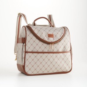 Mochila Maternidade 2 em 1 Bella Bege Just Baby