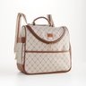 Mochila Maternidade 2 em 1 Bella Bege Just Baby - 1