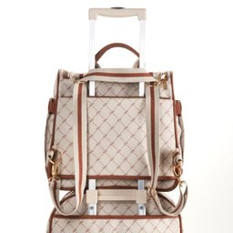 Mochila Maternidade 2 em 1 Bella Bege Just Baby - 4