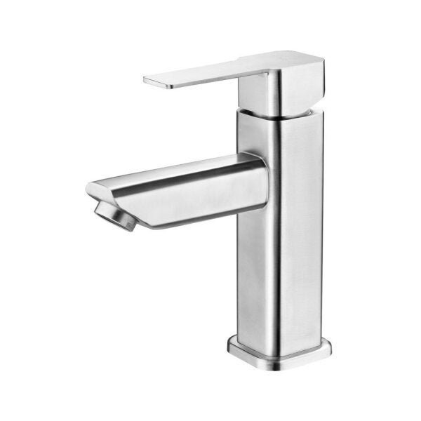 Torneira Baixa para Banheiro Monocomando 18,5x15cm Inox Adda Bela Metais - 4