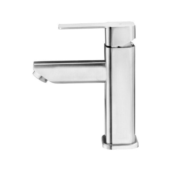 Torneira Baixa para Banheiro Monocomando 18,5x15cm Inox Adda Bela Metais - 1