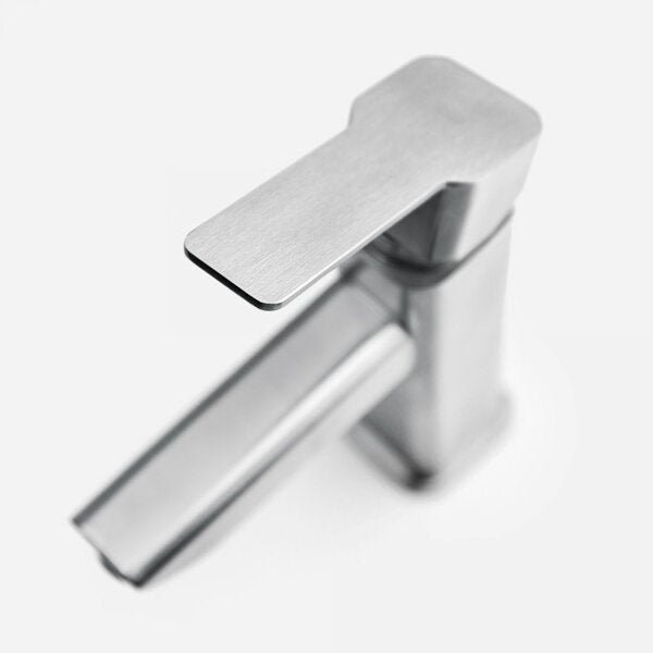 Torneira Baixa para Banheiro Monocomando 18,5x15cm Inox Adda Bela Metais - 6