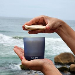 Vela Aromática Premium 190g Azul Oceano - 8