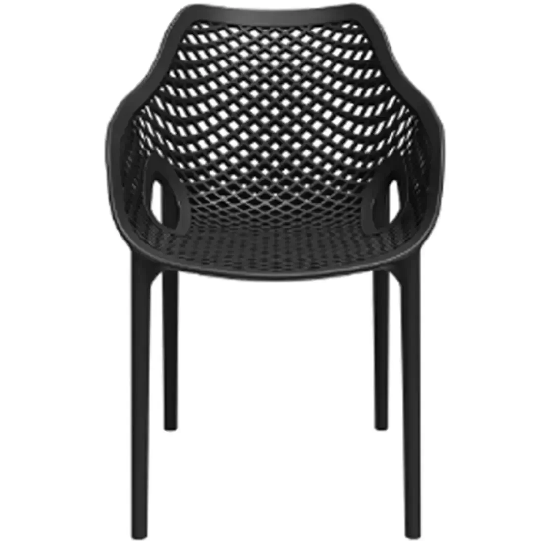 Ver imagem 1 de Cadeira Colmeia Forte Plástico Cor Preto