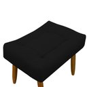 Ver imagem 3 de Puff Banqueta Decorativo Pés Madeira