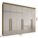 Ver imagem 2 de Guarda-roupa Casal Maya 6 Portas e 6 Gavetas Rufato