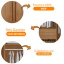 Ver imagem 6 de Guarda-roupa Casal Maya 6 Portas e 6 Gavetas Rufato