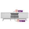 Rack Para Tv 70 Polegadas Ripado São Francisco Linea Brasil - 8