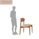 Ver imagem 6 de Conjunto Sala de Jantar Mesa 135cm Tampo Redondo Laminado e 4 Cadeiras Hope