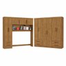 Guarda-roupa Casal Modulado Hércules 11 Portas 6 Gavetas Cinamomo - Carioca Móveis - 2