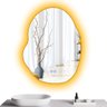 Espelho Led Banheiro Organico Touch C/ Desembaçador 80x60 Cm - 3