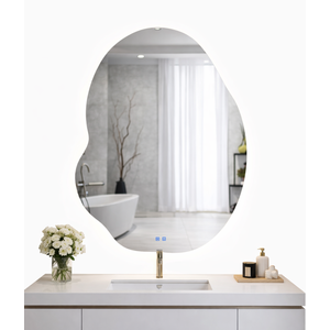 Espelho Banheiro Organico Inteligente Touch Led 3 Cores + Desembacador 80x60 Cm