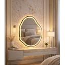 Ver imagem 6 de Espelho Banheiro Organico Inteligente Touch Led 3 Cores + Desembacador com Display Digital 80x60 Cm