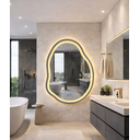 Ver imagem 6 de Espelho Banheiro Led Touch 3 Cores de Luz com Desembaçador e Display Digital 80x60 Cm 110v/220v