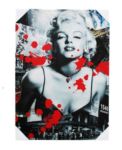 Tela Canvas 50x70 - Casa Quadro Bar Marilyn Monroe Salão